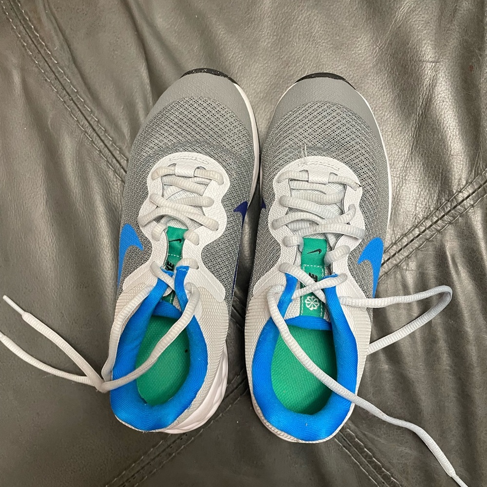 Nike Blue and Gray Sneakers